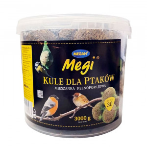 MEGAN putnu barība Bumbiņas zīlītēm 3kg N30